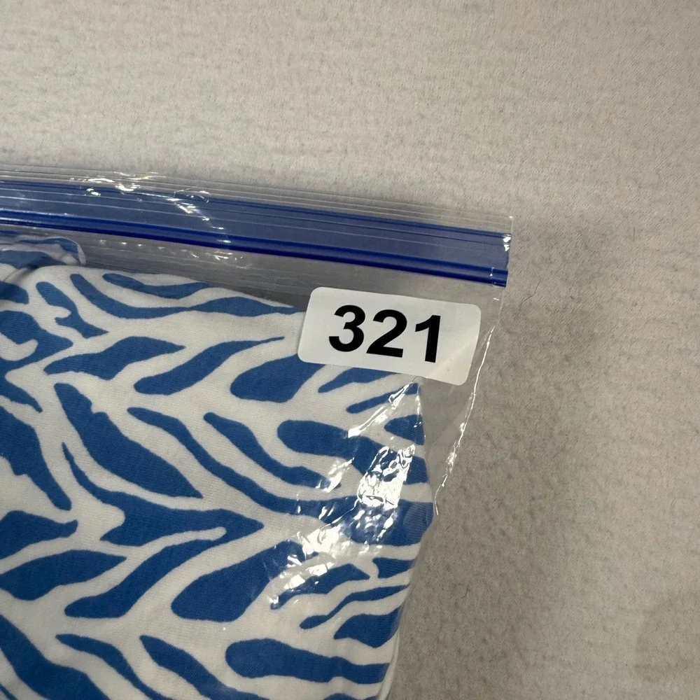 DVF Diane von Furstenberg‎ Target Skirt Top Set Women S Blue Zebra Knit Chic NEW